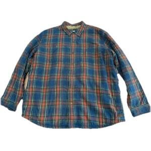LL BEAN Signature Wool Lined Plaid Jacket Warm XXL Excellent Condition Preowned